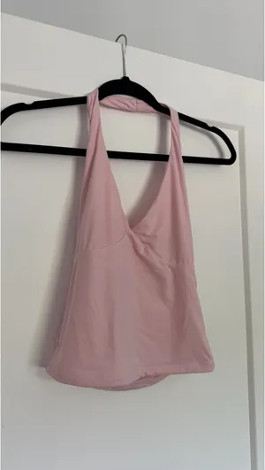 Baby Pink Halter Top thumbnail 3
