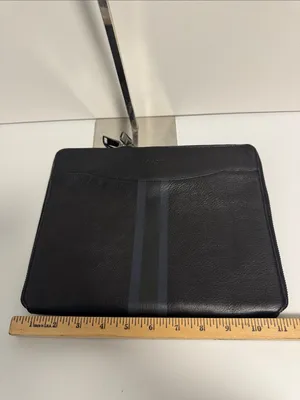 Coach Leather Portfolio IPad Sleeve Varsity Collection External Pocket thumbnail 13