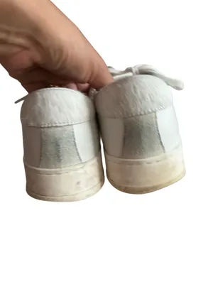 P448 Women’s White Leather Sneakers Size 38 / US 8 thumbnail 7