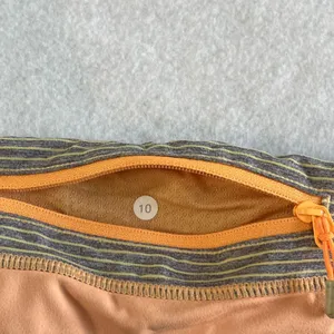 Lululemon Shorts Gray & Orange Run Times MidRise Pull On Athletic Women size 10 thumbnail 4