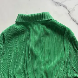 Peppermayo Soho Chic Pleated Shirt Dress Jade Green Sz 8 thumbnail 8