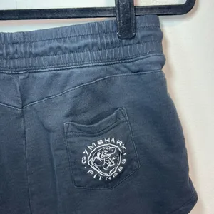 Gymshark Legacy Shorts Black Pull On Drawstring Terry Embroidered Logo Gym Small thumbnail 9