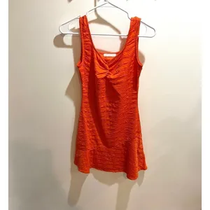Ces femme Women Small Two Orange and Black Sleeveless Mini Dress Bundle thumbnail 5