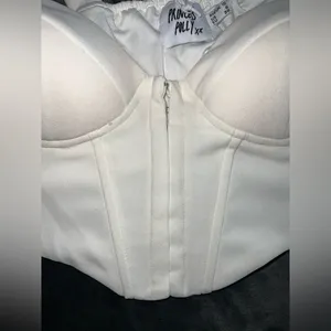Princess Polly Torin Top in White Size 6 New with tag thumbnail 7