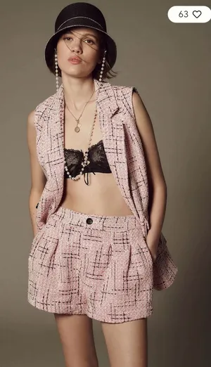 Maeve Anthropologie Tweed Shorts thumbnail 1