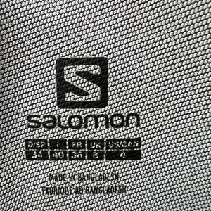 Salomon Athletic Shorts Hiking Running Zip‎ Pockets Blue Black Size 4 Outdoors thumbnail 3
