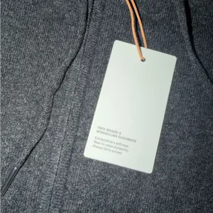 Nwt quince Mongolian Cashmere Full-Zip Hoodie $120 S spring charcoal knit casual thumbnail 5