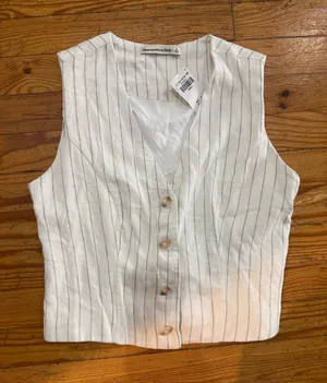 Abercrombie Linen Vest thumbnail 1