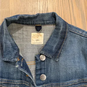 J. Crew Dark Blue Denim Jacket thumbnail 2