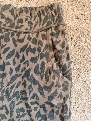 NWT Pistola Leopard Print Jogger Sweatpants Women’s Elastic Waist size large thumbnail 6