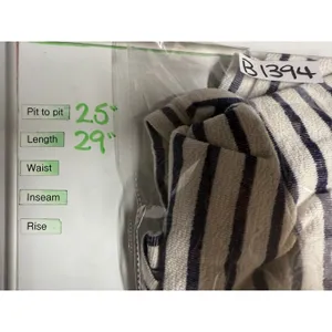 Aerie Sweatshirt Oversized Sz S Blue White Stripe‎ Crewneck Pullover Terry Boho thumbnail 5