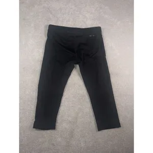 nike womens cropped drawstring leggings capri medium black thumbnail 8