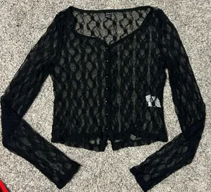 Black Sheer Long Sleeve thumbnail 1