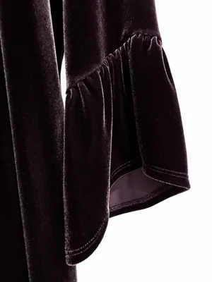 Lysse velvet deep plum top thumbnail 5