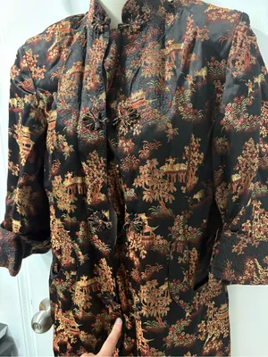90s Shanghai duster jacket Black thumbnail 9