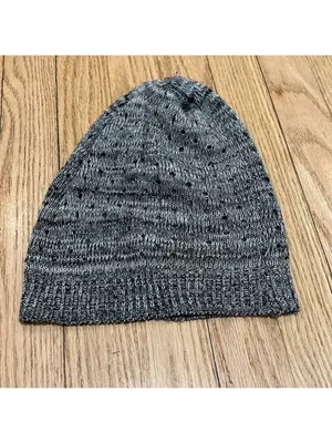 Gray Knit Beanie thumbnail 2
