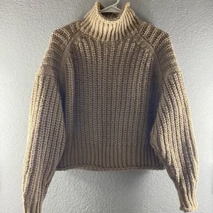 H&M Chunky Knit Turtleneck Boxy Sweater thumbnail 7