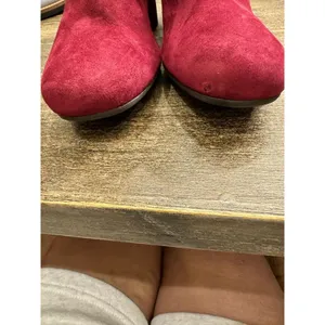 Paul Green Sydney‎ Women's Ankle Bootie US 7 UK 5 Burgundy Austria Red Suede thumbnail 9