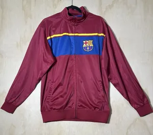 FC‎ Barcelona Officially Licensed Zipper Soccer Jacket Size Large thumbnail 1