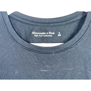 Abercrombie & Fitch Soft AF Black Sleeveless Crew Neck Tank Top Bodysuit Size S thumbnail 4