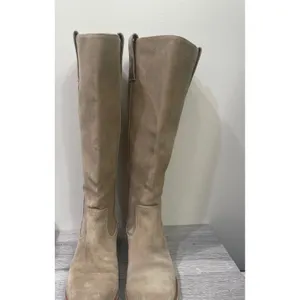 Sofft Samatha Tan Suede Tall Boots Back zip waterproof Aqua line size‎ 6.5M thumbnail 2