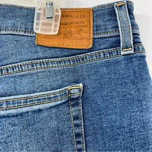 Levi’s Premium Wedgie Skinny Jeans 18W High Rise Distressed Raw Hem Blue thumbnail 5