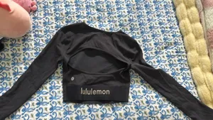 Lululemon long sleeve black shirt thumbnail 5