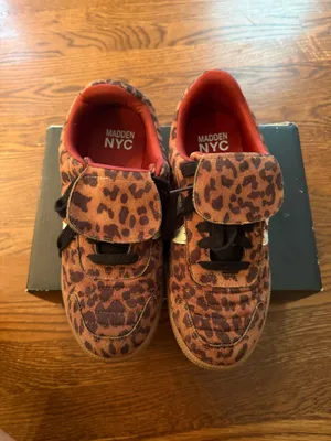 Steve Madden Madden NYC leopard print sneakers size 7-worn once brand new thumbnail 3