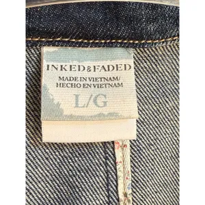 Inked and Faded Jean Jacket‎ Women's Large thumbnail 2