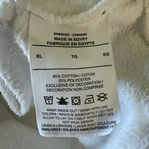 XL Nike Sportswear Lips Crewneck Sweatshirt Hearts Cropped White Womens thumbnail 6
