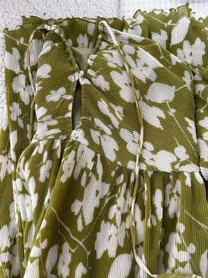 Abercrombie Green Maxi Dress thumbnail 4