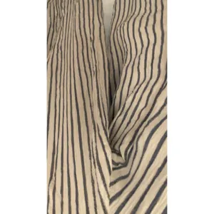 Japna Blue White Striped Tube Top Strapless Capri Pantsuit Women's Sz XS thumbnail 16