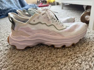 Sorel Women's White Sneakers with Pink and Light Green Accents thumbnail 3