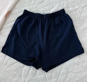 Soffe Navy Elastic-Waist Athletic Shorts thumbnail 1
