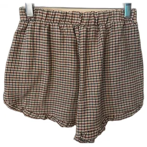 Kirious Los Angeles Ruffle Edge Plaid Shorts Women's Sz XS thumbnail 2