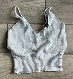 Gray Knit Women's Top thumbnail 1