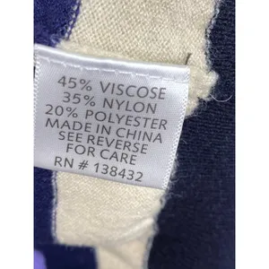 ModCloth Womens 4X Striped Pullover Sweater Navy Purple Cream 3/4 Sleeve Buttons thumbnail 6