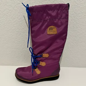 Sorel Damen Retro ‘88 Purple Waterproof Tall Rain Boot Size 5.5 Style NL1708-505 thumbnail 3