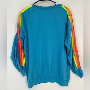Aviator Nation Blue Sweatshirt with Lightning Bolt thumbnail 4