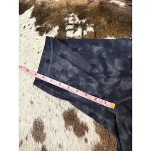 Lululemon Align Short 8" Diamond Dye Diamond Dye‎ Pitch Grey Graphite Grey SZ 6 thumbnail 7