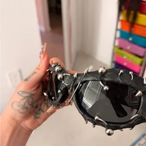 Black Studded Sunglasses thumbnail 2