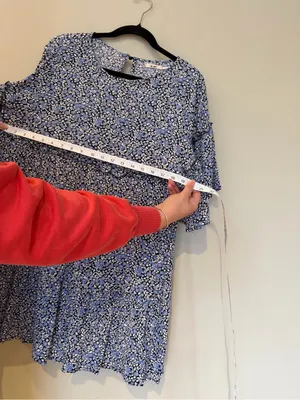 Miami by Francesca’s Blue Floral Flowy Mini Dress thumbnail 5