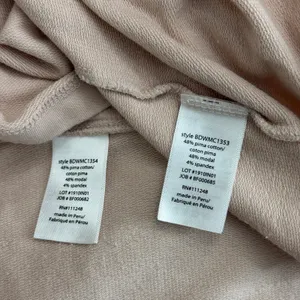 Barefoot Dreams Malibu Luxe Lounge Raglan Pullover & Wide Leg Pants Shell Pink L thumbnail 11