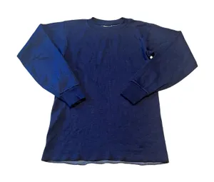 Vintage Allen-A Ski Skins Navy Thermal Long Sleeve Shirt Small Base Layer womans thumbnail 1