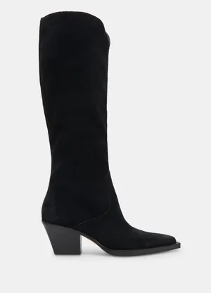 Raj Boots in Onyx Suede Black Size 8.5 thumbnail 5