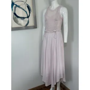 Anthropologie Daily Practice Forward Line Midi Tank Dress in Light Pink Size XXS thumbnail 2