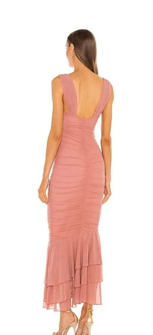 Michael Costello x REVOLVE Hilary Gown in Blush Rose Pink Medium thumbnail 3