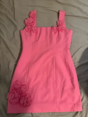 Revolve Mini Dress Pink Floral thumbnail 4