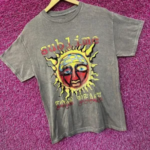 Sublime 40 oz to freedom Tan Rock Tshirt size Medium thumbnail 3