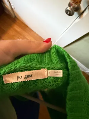 Mi Ami Francesca's Long Sleeve Cropped Sweater thumbnail 2